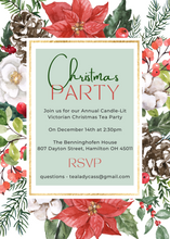 Load image into Gallery viewer, Candle-Lit Victorian Christmas Tea Party